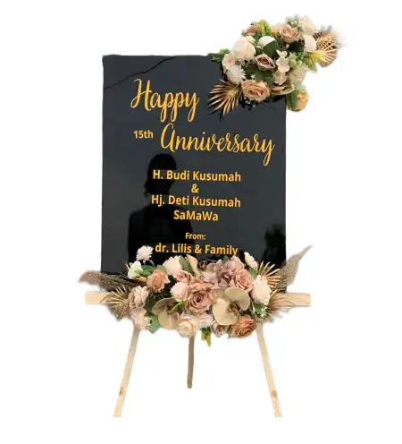 Papan Bunga Akrilik Kawoyang